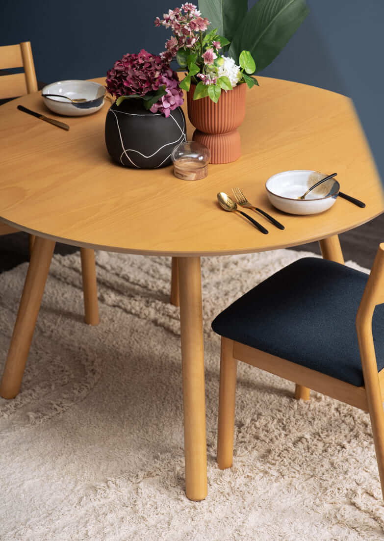 Styled dining setting featuring HINLIM furniture